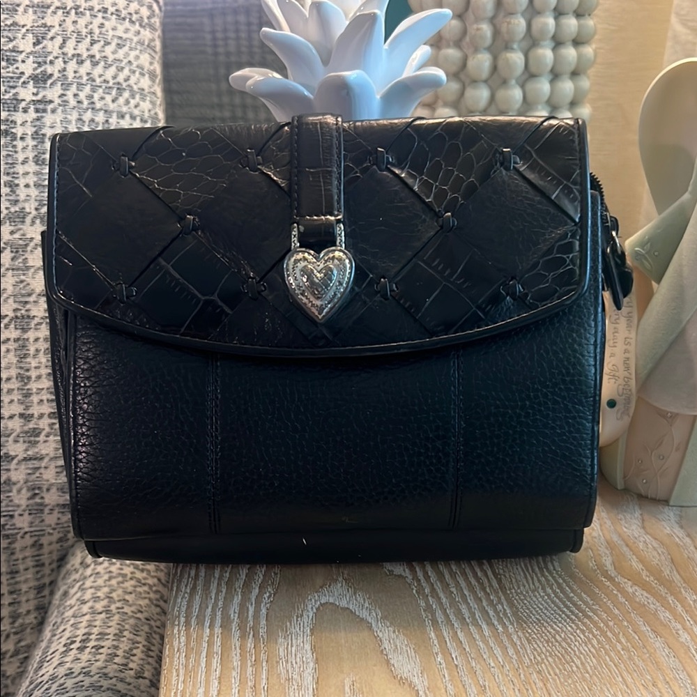 Brighton Black Clutch with Luxurious Quilted Design